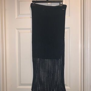 Black net skirt